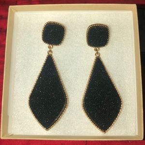 Druzy Stone Drop Earrings